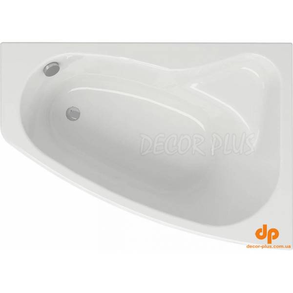 Ванна асиметрична права Sicilia 150x100, Cersanit