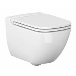 Унітаз підвісний Caspia Clean On з кришкою Slim soft close (SZCZ1001671773), Cersanit