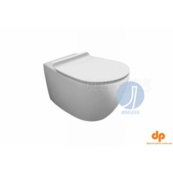 Унітаз підвісний Vignoni Rimless VI 18 F85 (VI18WM-F85) White matt