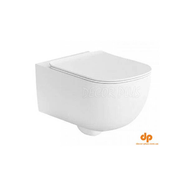 Унітаз підвісний з кришкою soft-close Era Rimless 2.0 CIELO