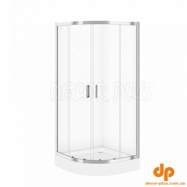 Душова кабіна напівкругла Arteco 90х90х190 Cersanit