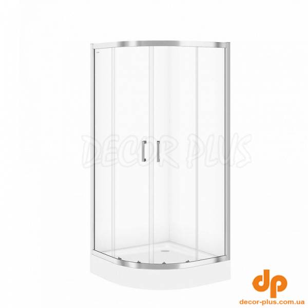 Душова кабіна напівкругла Basic 90х90х185 Cersanit