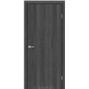 Межкомнатные двери KORFAD EXPRESS CORNER Ясень Гранит Черная матовая кромка Глухая