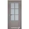 Двері міжкімнатні Термінус NEO-SOFT  модель 602  Onyx  скло матове світле + решітка

