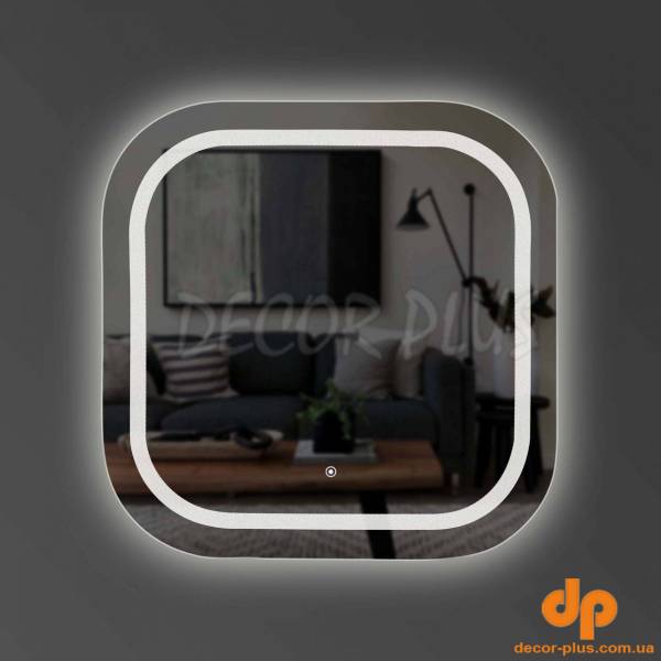 Дзеркало Balance One LED 700x700 Luxury Wood