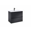 Шафка з умивальником Alpine Unik 800 Black matt A852014532 Roca