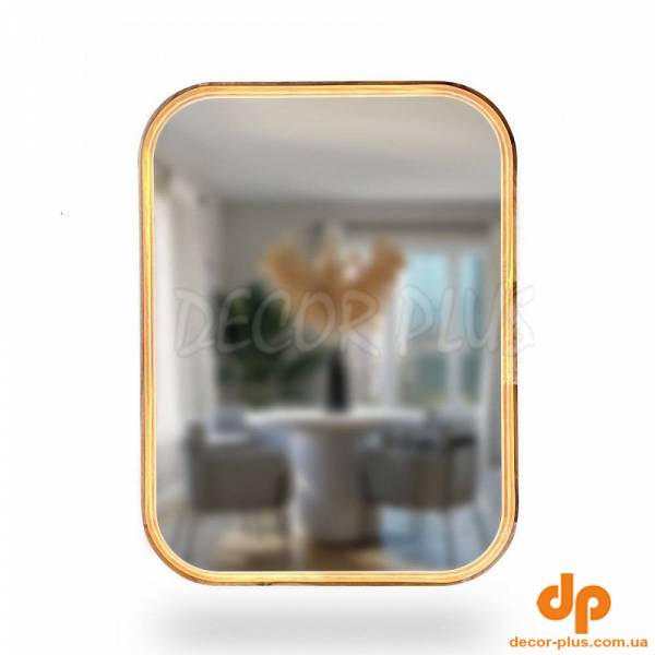 Дзеркало Eclipse Solar Reliability LED 500x700 Natural Walnut Luxury Wood