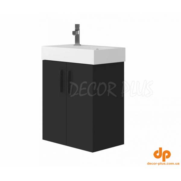 Шафка з умивальником Manhattan Mh-55 чорний Juventa