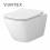 Унітаз підвісний City Pro Vortex з кришкою Slim дюропласт SZCZ1003416324 Cersanit