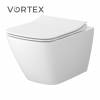 Унітаз підвісний City Pro Vortex з кришкою Slim дюропласт SZCZ1003416324 Cersanit