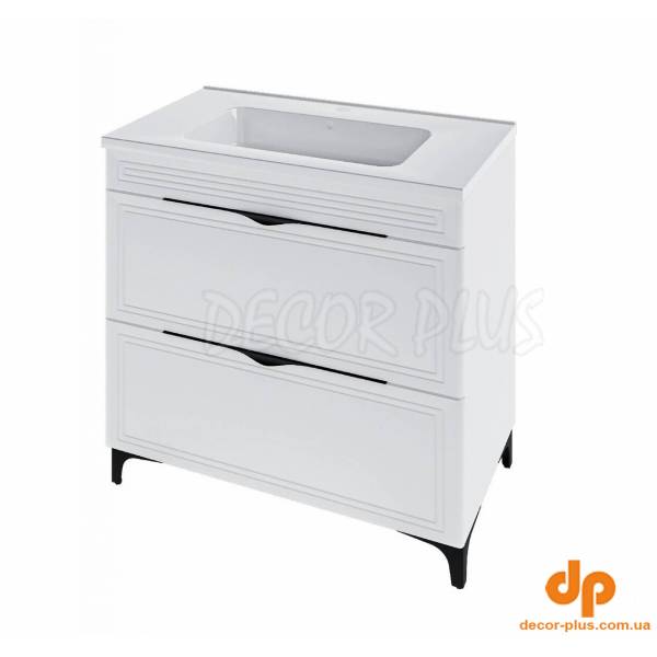 Шафка з умивальником Родео 80 Естель білий Mirater