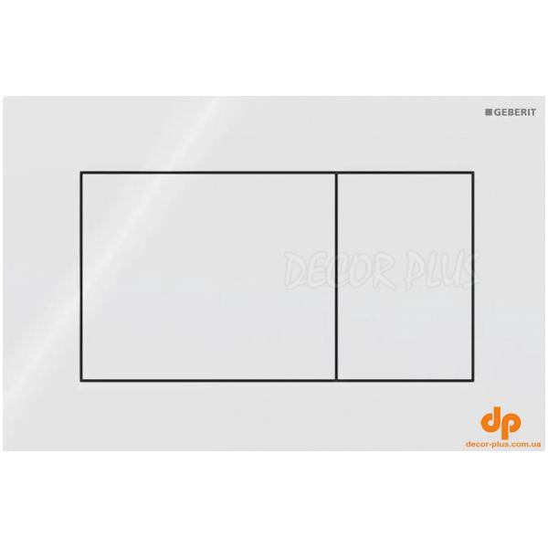 Кнопка зливу Sigma 01 Square 115.660.11.1 білий Geberit