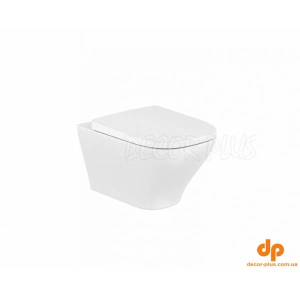 Комплект унітаз підвісний Airos Vortex з кришкою soft-close A34HC10000 Roca