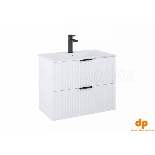 Шафка з умивальником Reef 800 White matt A857955529+A3272A4000 Roca