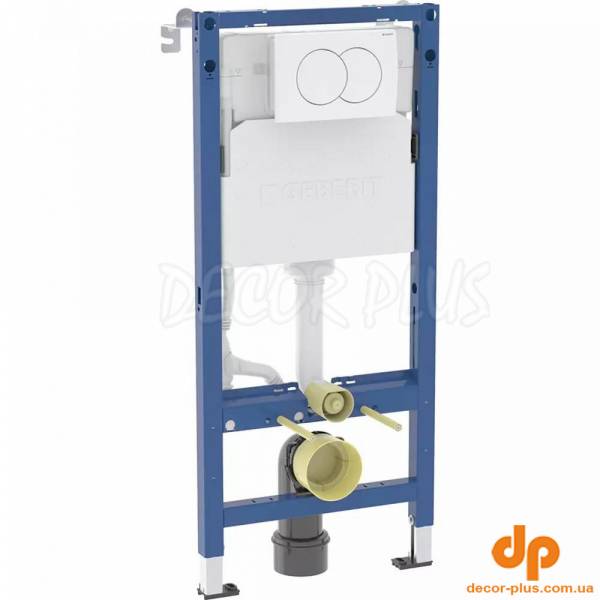 Комплект Інсталяція для унітаза Duofix Delta + Кнопка зливу Delta01 білий 458.133.11.3 GEBERIT