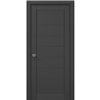 Межкомнатные двери Папа Карло ML-04 темно серый супермат
