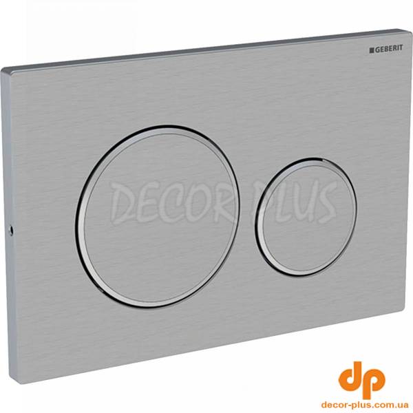 Кнопка зливу Sigma 20 (115.889.sn.1) сталевий мат, Geberit
