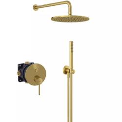 Душова система 7 в 1 Bozz золото брашоване 38658N076 Kludi