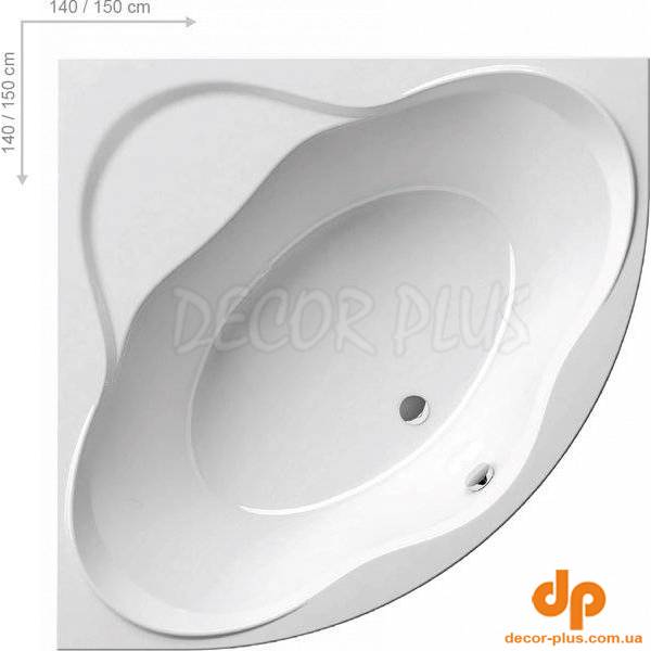 Ванна кутова NEW DAY 150x150, RAVAK