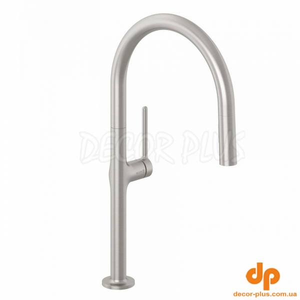 Змішувач для кухні Reef 50851N575 брашований нікель Kludi