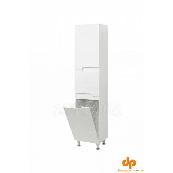 Пенал з кошиком Сімпл 40 лівий білий D-Line