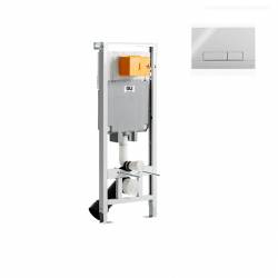 890827 OLI80 Інсталяція механічна+ клавішею Narrow, хром (1 сорт)