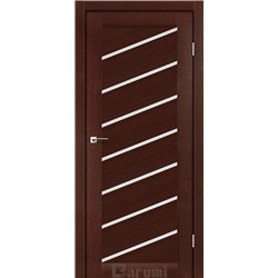 Двері міжкімнатні Darumi ROSALIA Венге панга Сатин білий