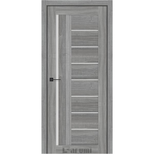 Двери межкомнатные Darumi FLORIANA 01 Орех грей ривер Сатин белый
