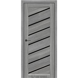 Двери межкомнатные Darumi ROSALIA Орех грей ривер Черное