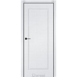 Двери межкомнатные Darumi SINTRA Classic-01 Металлический вайт Глухое Алюминиевый торец