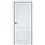 Двері міжкімнатні Darumi SINTRA Classic-02 Металевий вайт Глухе Алюмінієвий торець