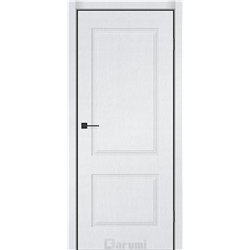 Двери межкомнатные Darumi SINTRA Classic-02 Металлический вайт Глухое Алюминиевый торец