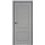 Двері міжкімнатні Darumi SINTRA Classic-02 Металевий грей Глухе Алюмінієвий торець