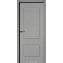 Двери межкомнатные Darumi SINTRA Classic-02 Металлический грей Глухое Алюминиевый торец