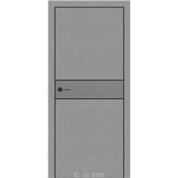 Двери межкомнатные Darumi SINTRA Modern-02 Металлический грей алюминиевый молдинг Алюминиевый торец