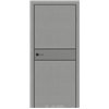 Двери межкомнатные Darumi SINTRA Modern-02 Металлический грей алюминиевый молдинг Алюминиевый торец