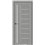 Двері міжкімнатні Darumi FLORIANA 01 Металевий грей Сатин білий