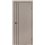 Двері міжкімнатні Darumi PLATO LINE PTL-05 Сірий краст алюмінієвий молдинг Алюмінієвий торець