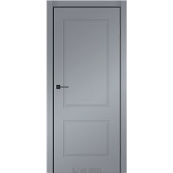 Двери межкомнатные Darumi SINTRA Classic-02 Серебристый блеск Глухое Алюминиевый торец