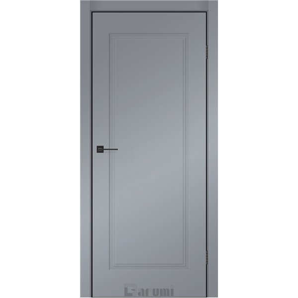 Двери межкомнатные Darumi SINTRA Modern-01 Серебристый блеск алюминиевый молдинг Алюминиевый торец