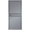 Двери межкомнатные Darumi SINTRA Modern-02 Серебристый блеск алюминиевый молдинг Алюминиевый торец