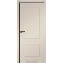 Двери межкомнатные Darumi SINTRA Classic-02 Серебристый тауп Глухое Алюминиевый торец