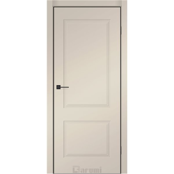 Двери межкомнатные Darumi SINTRA Classic-02 Серебристый тауп Глухое Алюминиевый торец