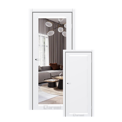 Двери межкомнатные Darumi VIOLETA Белые матовые Глухое зеркало
