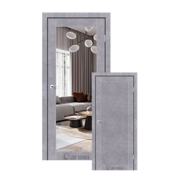 Двері міжкімнатні Darumi VIOLETA Сірий бетон Глухе дзеркало