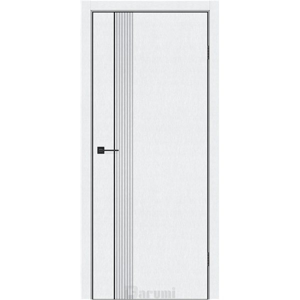 Двери межкомнатные Darumi SINTRA Modern-01 Металлический вайт алюминиевый молдинг Алюминиевый торец