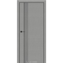 Двери межкомнатные Darumi SINTRA Modern-01 Металлический грей алюминиевый молдинг Алюминиевый торец