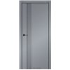 Двери межкомнатные Darumi SINTRA Modern-01 Серебристый блеск алюминиевый молдинг Алюминиевый торец