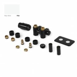 Набір вентилів трьохосьовий термостатичний правий 9016 soft Integra Duo All in One Terma