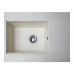 Кухонна мийка BODRUM 650 white